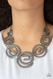 Statement Swirl - Black - Paparazzi Accessories