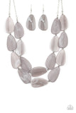 Colorfully Calming - Silver - Paparazzi Accessories