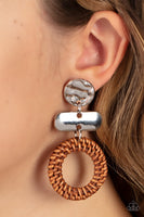 Woven Whimsicality - Brown Paparazzi Accesories