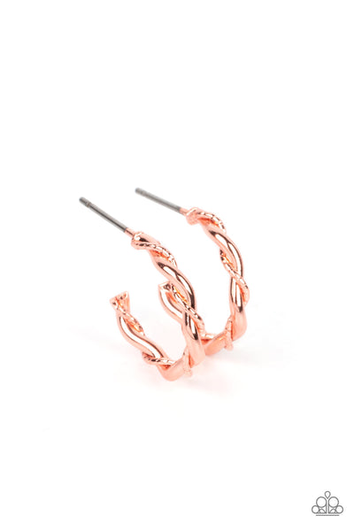 Irresistibly Intertwined - Copper Paparazzi Accessories