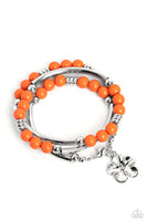 Off the WRAP - Orange - paparazzi accessories