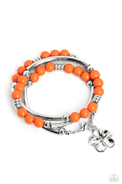 Off the WRAP - Orange - paparazzi accessories