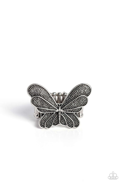 Fairy Wings - Silver - paparazzi accessories